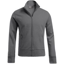 PROMODORO Men’s Jacket Stand-Up Collar steel gray Produktbild