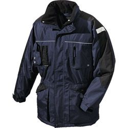 teXXor Winterparke AALBORG blau/schwarz Produktbild