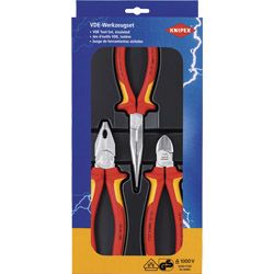 KNIPEX Zangensortiment VDE Elektro-Paket 3-tlg. Produktbild