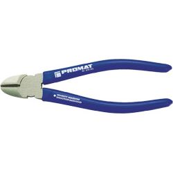 Seitenschneider Länge 160 mm PROMAT  Kopf poliert Kunststoffüberzug max. 2 mm Produktbild