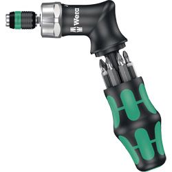 Bit-Handhalter 7tlg.m.Ratschenfunktion WERA KK Pistol RA Pistolengriff/Magazin PH/PZD/TX Produktbild