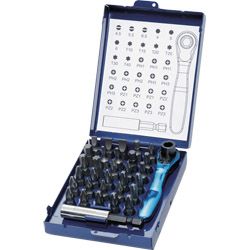 PROMAT Bitsortiment mit Halter und Knarre 32-tlg. Produktbild