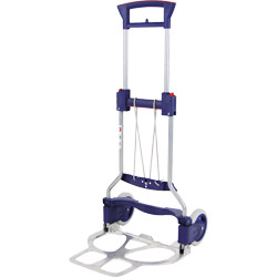 Transportkarre klappbar Stahlrohr Aluminium   Höhe 1130 mm Schaufel-L.410xB490 mm Tragfähigkeit 125 kg Produktbild