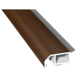 Anschluß-Profil 40mm WL SK Lg. 6,00m foliert, klipsbar, WL Schwarz49233 Siena Rosso Produktbild