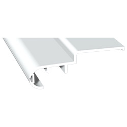 Abrollprofil 103mm Lg. 6,00m Weiß, VE: 60m Produktbild