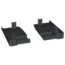 Abschlusskappen für RF 973/933 Anthrazit, VE: 50 Paar Produktbild