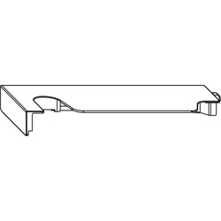 Abdeckkappe EL AX 34 Ral 7037 rs K50 Produktbild