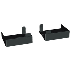 Abschlusskappen für RF M927/922 Anthrazit, VE: 100 Paar Produktbild