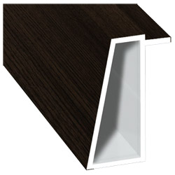 Kammerprofil 16x35mm Lg. 6,00m foliert 214 0005-167 Eiche Grau Produktbild