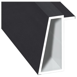 Kammerprofil 16x35mm Lg. 6,00m foliert 436 7003 Anthrazitgrau Cool Color Produktbild