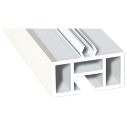 Aufdopplungsprofil 40x20mm Lg. 6,00m foliert 456 5053 Altweiß Produktbild