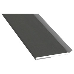 Flachprofil 40x3 mm WL SK Lg. 6,00 m foliert, WL Schwarz  436 1014 Alux DB 703 Produktbild