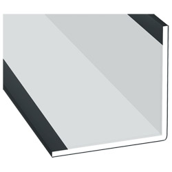 Winkelprofil 60x60x3mm Lg. 6,00m Außen foliert 70 1605-083 Anthrazitgrau Glatt Produktbild