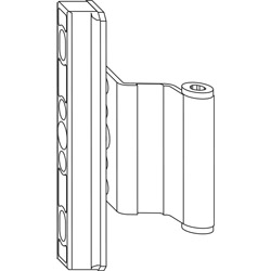 Flügelband KF-12/20-13 TS Ral 9016 K50 Produktbild