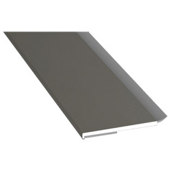 Flachprofil 40x3 mm WL SK Lg. 6,00 m foliert, WL Schwarz  70 3905-167 Quarzgrau Produktbild