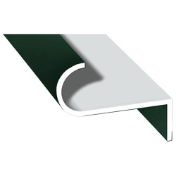 Abrollprofil schraubbar Lg. 6,00m foliert 61 2505-167 Dunkelgrün Produktbild