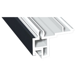 Fensterbankanschlussprofil Schüco 20mm Lg. 6,00m foliert 70 1605-167 Anthrazitgrau Produktbild