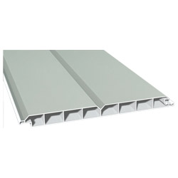Nut- u. Federprofil 200x17mm Lg. 6,00m foliert, V-Fuge 70 3805-167 Achatgrau Produktbild