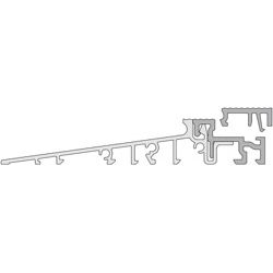 GKG Türschwelle 116 mm TS511612-FL mit loser Schließblechleiste 22 mm Produktbild