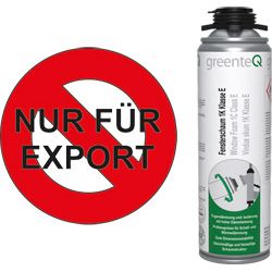 greenteQ Fensterschaum 1K 500ml o. PDR / ohne PDR nicht für Deutschland Produktbild