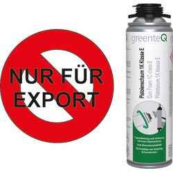 greenteQ Pistolenschaum 1K 500ml o. PDR / ohne PDR nicht für Deutschland, Sprachgruppe DE + PL + RU + CZ Produktbild
