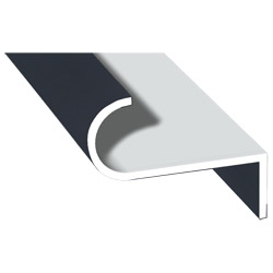 Abrollprofil schraubbar Lg. 6,00m foliert 70 1605-097 Anthrazitgrau Glatt 2 Produktbild