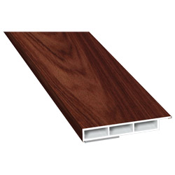 Kammerprofil 50x7 mm SK Lg. 6,00 m foliert mit Nase 320 2002-167 Rosewood Produktbild