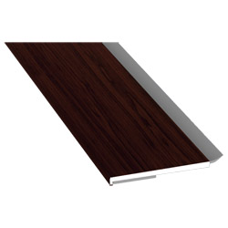 Flachprofil 40x3 mm WL SK Lg. 6,00 m foliert, WL Schwarz  320 2001-167 Black Cherry Produktbild