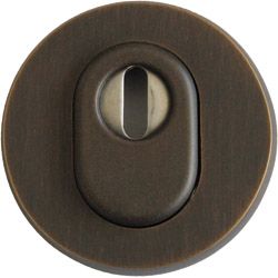 ALMEBRO Schutzrosette mit Zylinderabdeckung PZ außen *4105-3* Produktbild