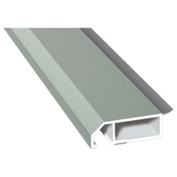 Anschluß-Profil 50mm WL SK Lg. 6,00m foliert, klipsbar, WL Schwarz70 3805-167 Achatgrau Produktbild