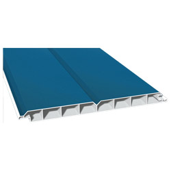 Nut- u. Federprofil 200x17mm Lg. 6,00m foliert, V-Fuge 50 0705-167 Brillantblau Produktbild