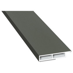 Kammerprofil 40x7 mm SK Lg. 6,00 m foliert mit Nase 70 3905-083 Quarzgrau Glatt Produktbild