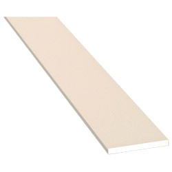 Flachprofil 30x3mm Lg. 6,00m foliert 456 5054 Cremeweiß Cool Color Produktbild