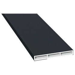 Kammerprofil 60x7mmSK Lg. 6,00m foliert, ohne Nase 70 1605-167 Anthrazitgrau Produktbild