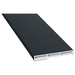 Kammerprofil 60x7mmSK Lg. 6,00m foliert, ohne Nase 70 1605-083 Anthrazitgrau Glatt Produktbild