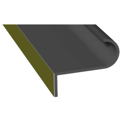 Abrollprofil 55x24mm SK Lg. 6,00m Anthrazit, VE: 60m Produktbild