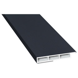 Kammerprofil 50x7mm SK Lg. 6,00m foliert mit Nase 70 1605-097 Anthrazitgrau Glatt 2 Produktbild