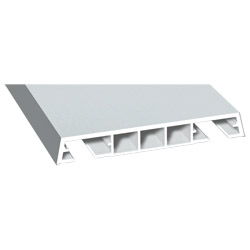 Verkleidungsprofil 85x12mm Lg. 6,00m foliert 72 5105-083 Lichtgrau Glatt Produktbild