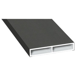 Kammerprofil 40x7 mm Lg. 6,00 m foliert ohne Nase 436 1014 Alux DB 703 Produktbild