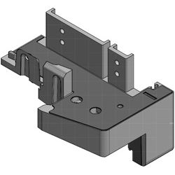 greenteQ Schwellenhalter SH16-6801-NL einwärts Produktbild