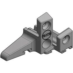 greenteQ Endkappen-Set EKW88302S schwarz Produktbild
