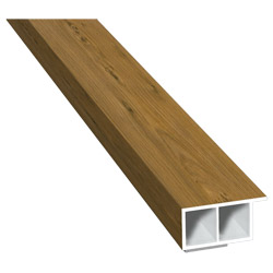 Kammerprofil 30x15mm SK Lg. 6,00m foliert, mit Nase 436 3077 Newcastle Oak Produktbild