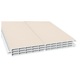 Nut- u. Federprofil 200x24mm Lg. 6,00m foliert 456 5015 Beige Cool Color Produktbild