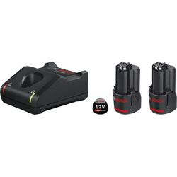 BOSCH Starter-Set 2 x GBA 12V 3.0Ah + GAL 12V-40 Professional Produktbild