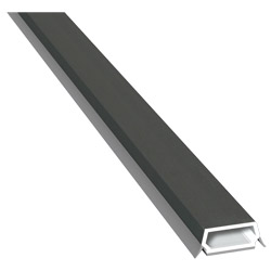 Trapez-Sprosse 23mm SK Lg. 6,00m foliert, mit zwei schwarzen Weichlippen 436 1014 Alux DB 703 Produktbild