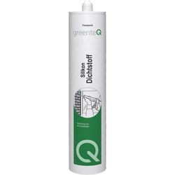 greenteQ Silikon Dichtstoff 310 ml Ral 7012 Produktbild