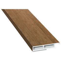 Kammerprofil 40x7 mm SK Lg. 6,00 m foliert mit Nase 321 4007-195 Rustic Cherry Produktbild