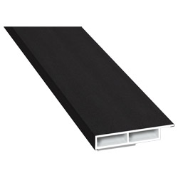 Kammerprofil 40x7mm SK Lg. 6,00m foliert, mit Nase 446 6010 Schwarzbraun Matt Produktbild