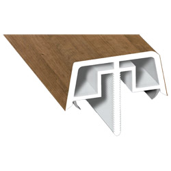 Kopplungsabdeckungsprofil Lg. 6,50m foliert 321 4007-195 Rustic Cherry Produktbild