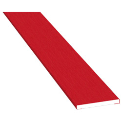 Flachprofil 30x3mm Lg. 6,00m foliert 30 5405-167 Feuerrot Produktbild